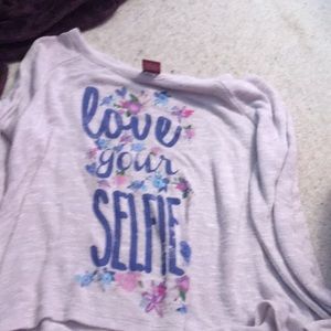 Love your side long sleeve shirt